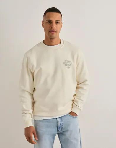 Les Deux Ben Faience Sweatshirt Sweatshirts Beige