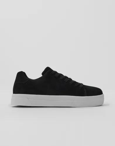 Selected Men Slmdavid Chunky Suede Sneaker 2.0 N Låga sneakers Svart 