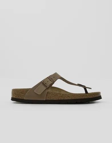 Birkenstock - Brun - Gizeh Leoi Tabacco Brown 