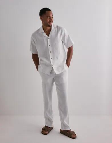 Que Sera Sera Louis Linen Shirt Linneskjortor Vit 