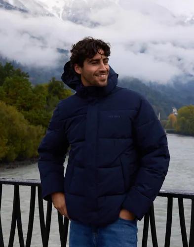 Les Deux Montreal Puffer Jacket Vinterjackor Blå