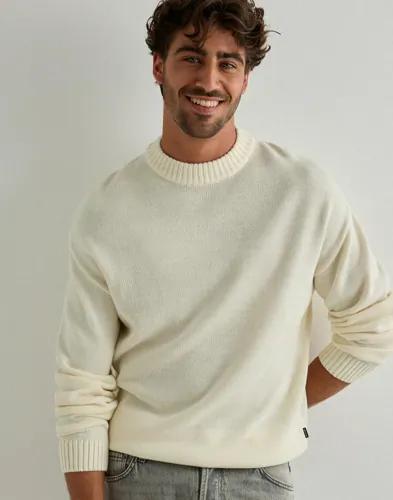 Jack & Jones Jjeurban Jack Knit Crew Neck Sn Stickade tröjor Beige 