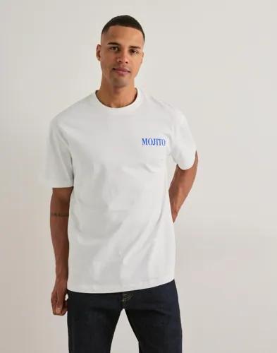 Only & Sons Onsfred Life Rlx Ss Print Tee Noos T-shirts med tryck Vit 