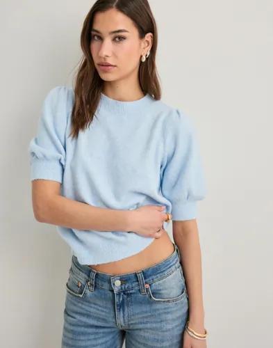 Vero Moda - Blå - Vmdoffy 2/4 O-Neck Pullover Ga Noos 