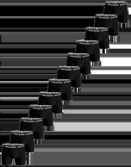 Björn Borg Cotton Stretch Boxers 12-pack Svart, XXL 