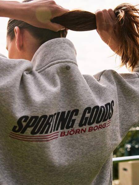 Björn Borg Borg Halfzip Sweatshirt Grå, XXL 