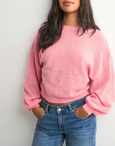 Only - Rosa - Onlsusia Life Ls O-Neck Cc Knt 