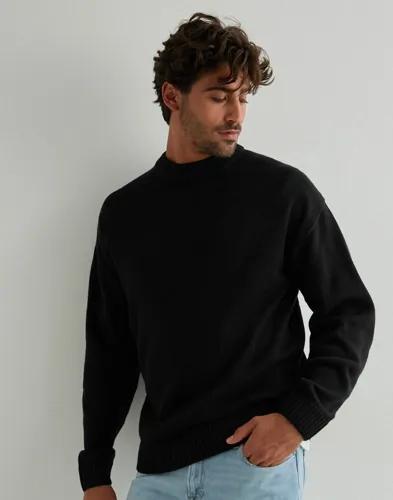 Jack & Jones Jjeurban Jack Knit Crew Neck Sn Stickade tröjor Svart 