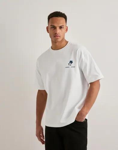 Samsøe Samsøe Sacohen T-shirt 11725 T-shirts med tryck Blå