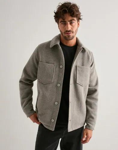 Samsøe Samsøe Pally shirt jacket 14163 Vårjackor Grå