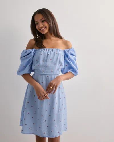 Vero Moda - Blå - Vmodette 2/4 Short Dress Wvn Ga 