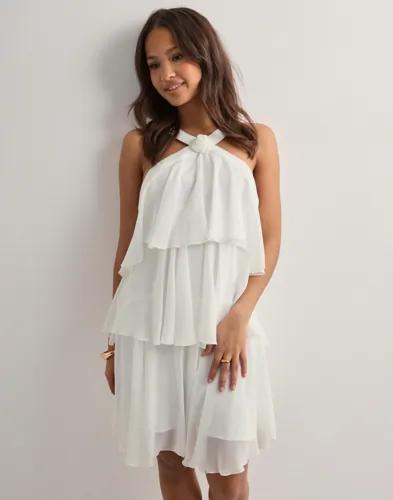 Vero Moda - Vit - Vmfelicia Sl Ruffle Short Dress Exp 