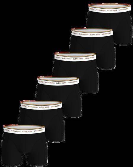 Björn Borg Cotton Stretch Boxers 6-pack Svart, XXL