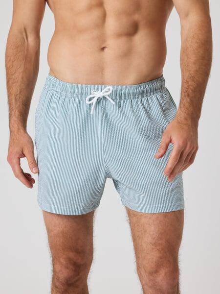 Björn Borg Borg Seersucker Swim Shorts Blå, XXL 