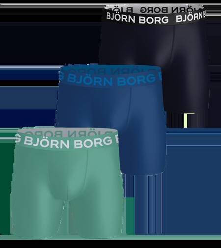 Björn Borg Sports Microfiber Boxers 3-pack Blå, XXL 