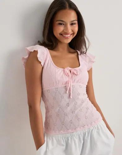 Nelly - Rosa - Broderie Anglais Top 