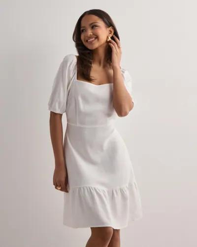 Vero Moda - Vit - Vmmymilo S/S Short Dress Wvn Ga 