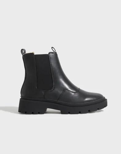 Nelly - Svart - Warm Chelsea Boot