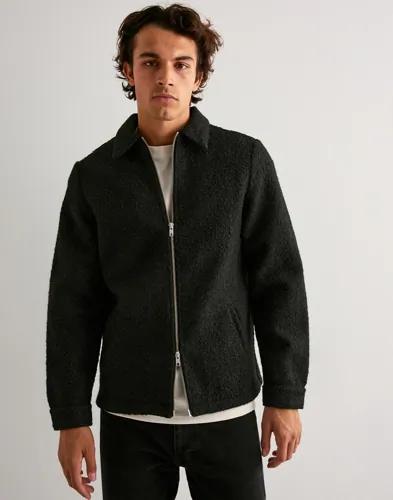 Ciszere Fred boucle overshirt Overshirts Svart 