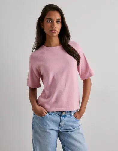 Pieces - Rosa - Pcbree Ss O-Neck Knit Noos Bc 
