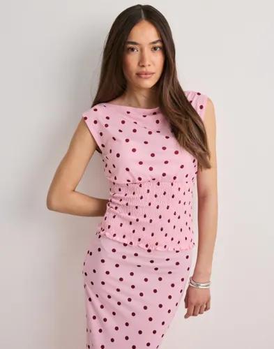 Nelly - Multi/Mönstrad - Cute Sheer Smock Top 