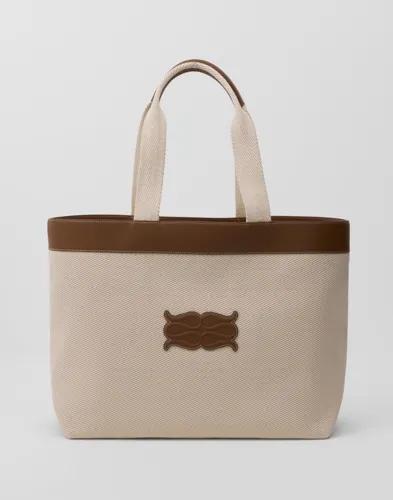 Malina - Beige - Monogram Grand Canvas Tote 