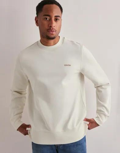 Calvin Klein Jeans Calvin Klein Label Crew Neck Sweatshirts Vit 