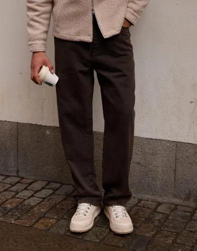 Only & Sons Onsfade Loose Brown 6813 Tai Dnm Loose fit jeans Brun