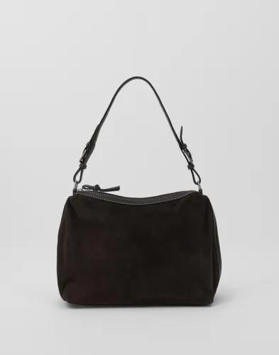 BECKSÖNDERGAARD - Brun - Suede Ginni Medi Bag 