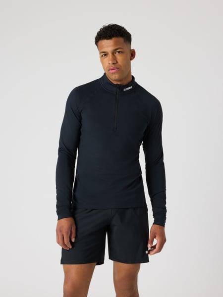 Björn Borg Borg Golf Midlayer Half Zip Svart, XXL 