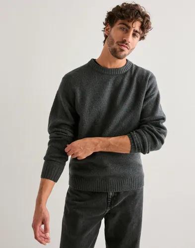 Jack & Jones Jjesoho Ollie Knit Crew Neck Sn Stickade tröjor Grå 