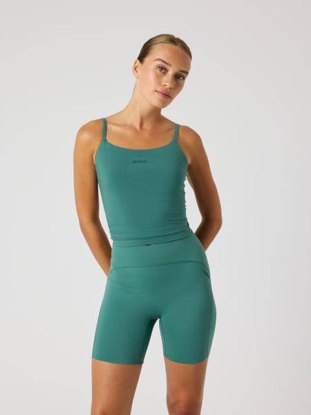 Björn Borg Studio Soft Cropped Tank Top Grön, XXL 