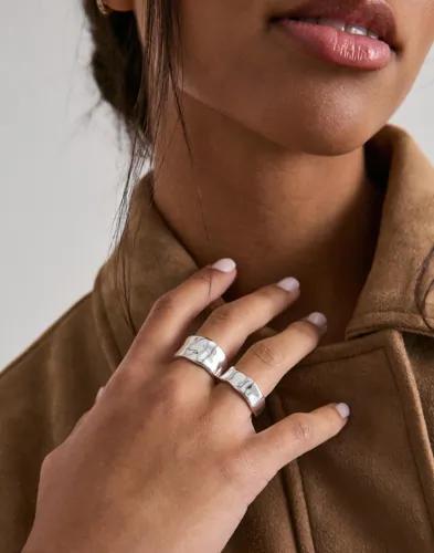 Pilgrim - Silver - Ember Rings 2-in-1 Set 