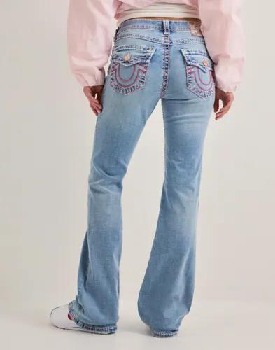 True Religion - Blå - Becca Mr Bootcut Super T Flap 