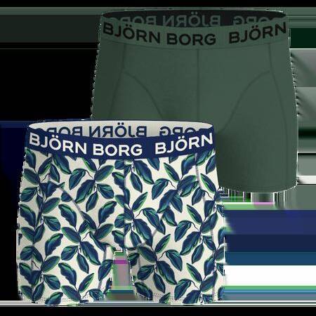Björn Borg Bamboo Cotton Blend Boxers 2-pack Grön, XXL 