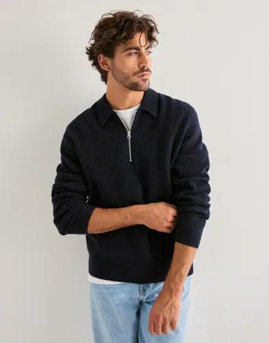 Samsøe Samsøe Saisaks HZ Polo 15010 Half zip Blå 