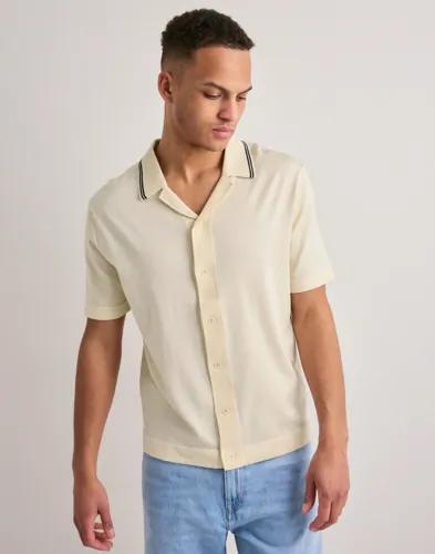 Gant Resort Collar Polo Kortärmade skjortor Beige 