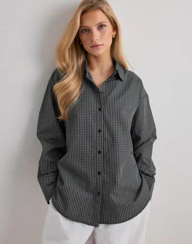 Pieces - Brun - Pcsilla Ls Check Shirt Wvn D2D 