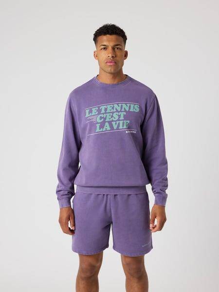 Björn Borg Borg Classic Print Sweatshirt Lila, XXL