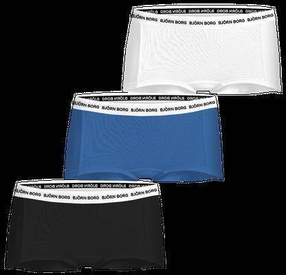 Björn Borg Cotton Stretch Logo Boxers Shorts 3-pack Svart, 170 