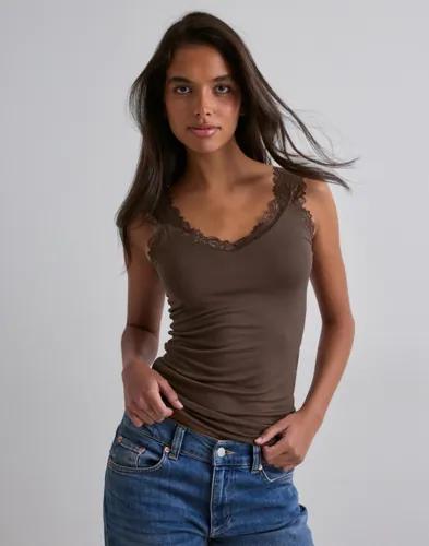 Vero Moda - Brun - Vmrosa Sl Top Ga Jrs Noos 