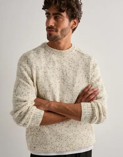 Solid Sdsimcha Stickade tröjor Beige 