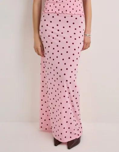 Nelly - Multi/Mönstrad - Cute Sheer Maxi Skirt 