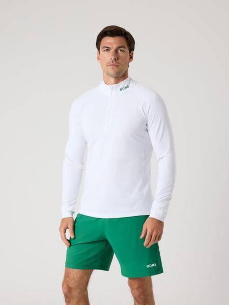 Björn Borg Borg Golf Midlayer Half Zip Vit, XXL 