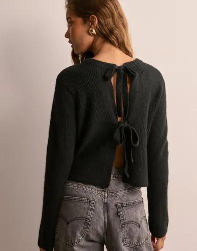 OBJECT - Svart - Objparvi Knit Cardigan Noos 