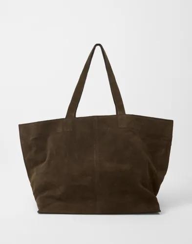 BECKSÖNDERGAARD - Brun - Suede Aubrey Bag