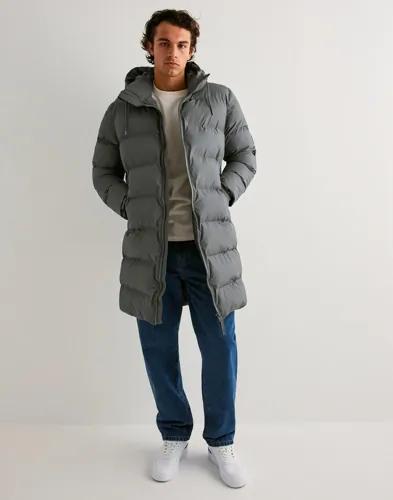 Rains Alta Long Puffer Jacket W3T4 Dunjackor Grå 