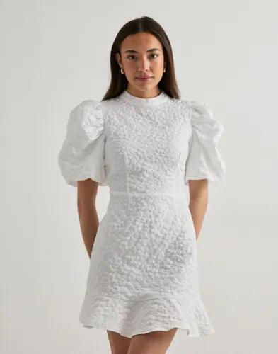 Vero Moda - Vit - Vmfiona Ss High Neck Short Dress Ex