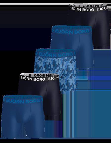 Björn Borg Sports Microfiber Boxers 5-pack Blå, XXL 