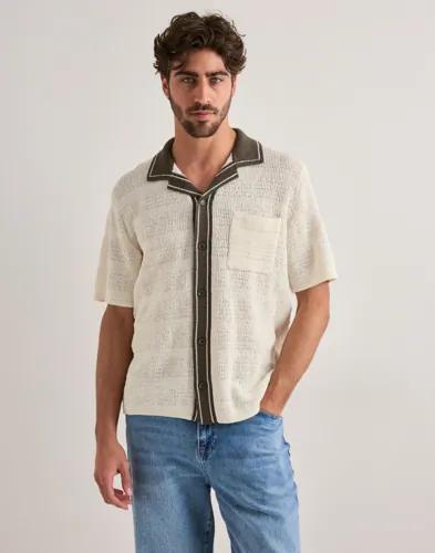 Samsøe Samsøe Sapercy Shirt Ss 15936 Kortärmade skjortor Beige 